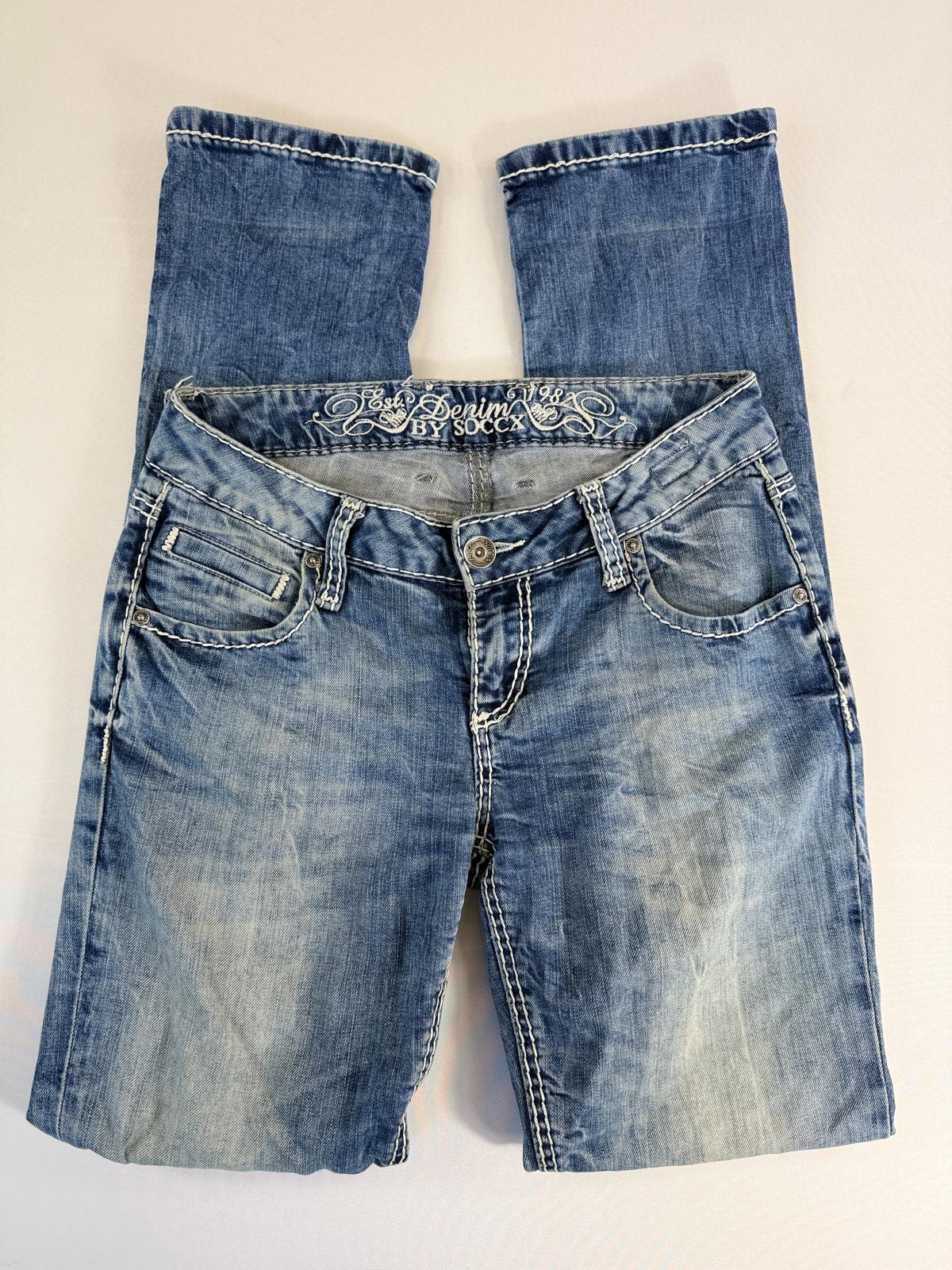 Soccx Women's Denim Jeans Light Wash- SIZE M